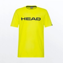 CAMISETA HEAD CLUB IVAN AMARILLO AZUL MARINO
