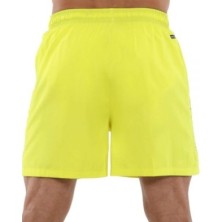 PANTALÓN CORTO BULLPADEL VETAS AMARILLO AZUFRE FLÚOR