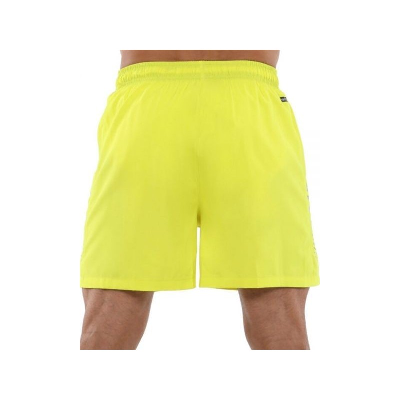 PANTALÓN CORTO BULLPADEL VETAS AMARILLO AZUFRE FLÚOR