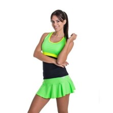 Falda Básica BB Lime Green Fluor