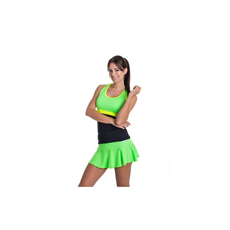 Falda Básica BB Lime Green Fluor