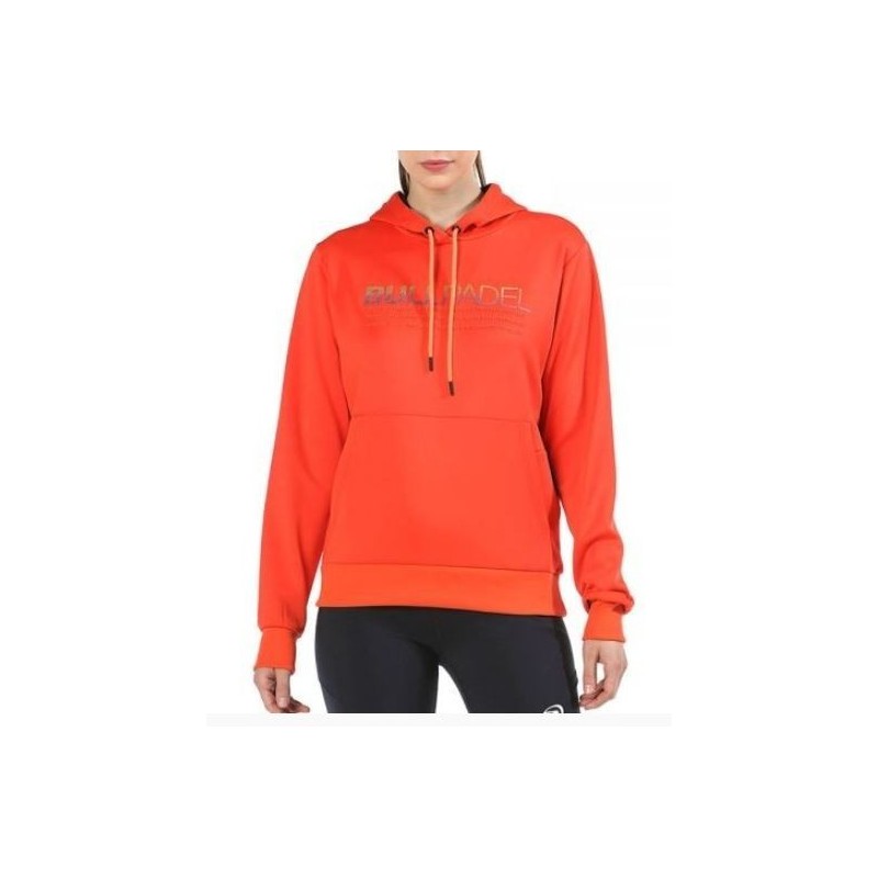 SUDADERA BULLPADEL DRUSOS NARANJA