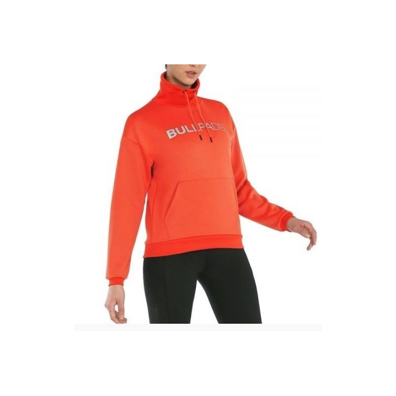 SUDADERA BULLPADEL DUCIO ROJO MUJER