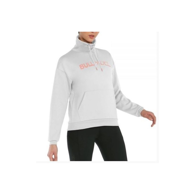 SUDADERA BULLPADEL DUCIO BLANCO MUJER