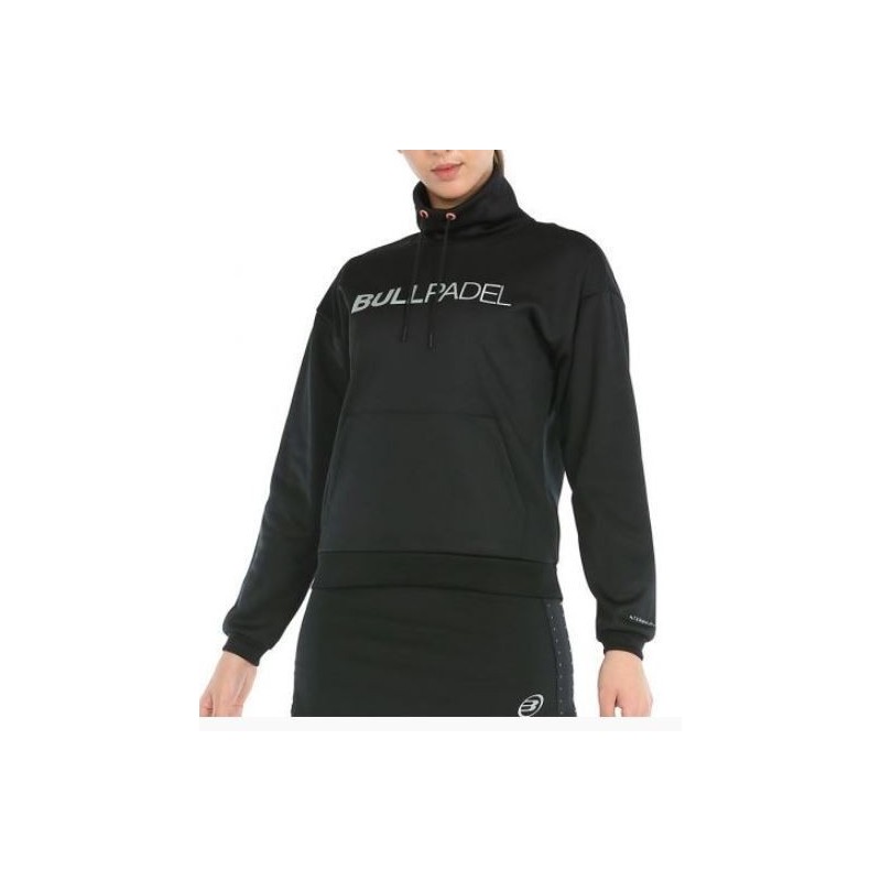 SUDADERA BULLPADEL DUCIO NEGRO MUJER