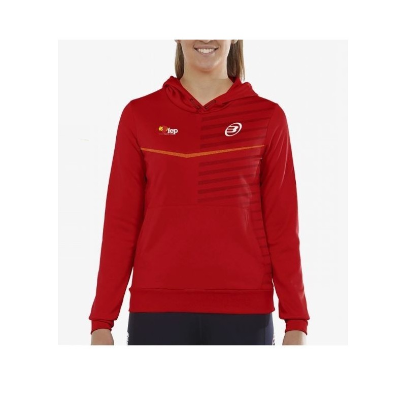 SUDADERA BULLPADEL FILOGE ROJO FEP