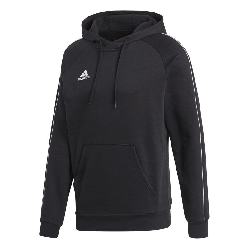 SUDADERA ADIDAS CORE18 COLOR NEGRO/BLANCO