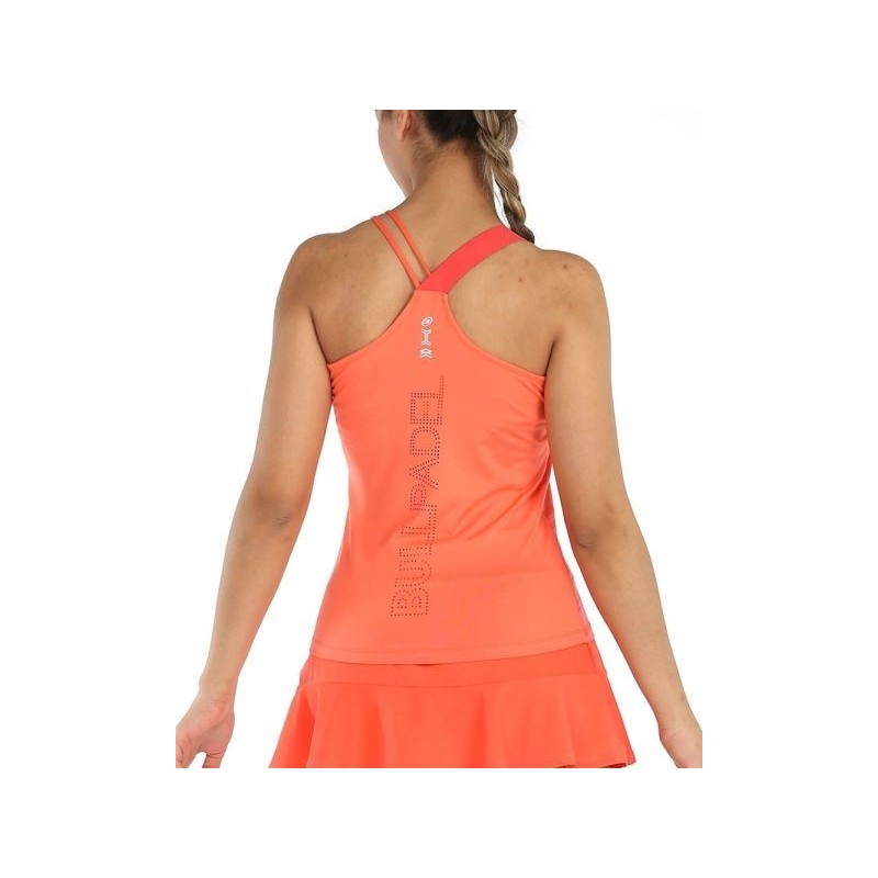 CAMISETA BULLPADEL UTICA ROJO MUJER