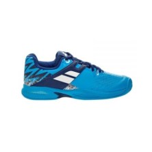 Zapatillas Babolat Propulse Clay Azul Blanco Junior
