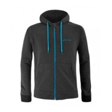 SUDADERA BABOLAT CREMALLERA NEGRO JASPEADO Exercise Hood Jacket