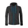 SUDADERA BABOLAT CREMALLERA NEGRO JASPEADO Exercise Hood Jacket