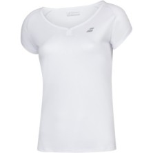 CAMISETA BABOLAT JUNIOR NIÑA PLAY BLANCA