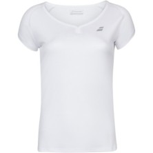 CAMISETA BABOLAT JUNIOR NIÑA PLAY BLANCA