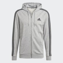 CHAQUETA ADIDAS CON CAPUCHA M 3S FT GRIS