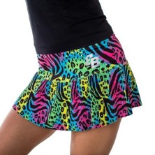 Falda Básica Plisada Print Savage