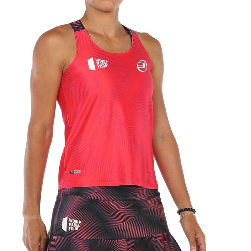 CAMISETA BULLPADEL REVENGA CARMESÍ FLUOR