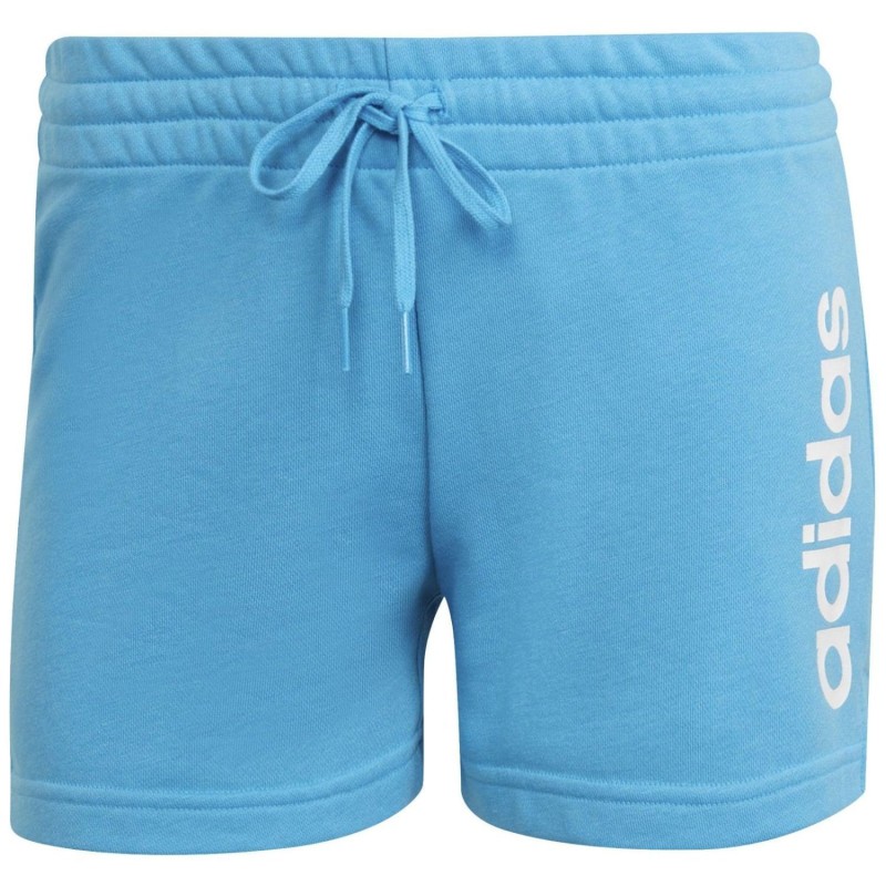 Pantalón Adidas Corto W Lin Ft Color Raciro/Blanco