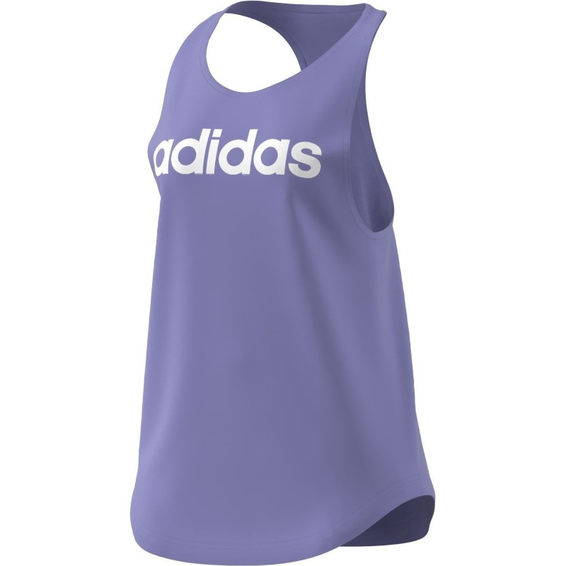 CAMISETA ADIDAS DE TIRANTES W LIN COLOR PURSUA/BLANCO