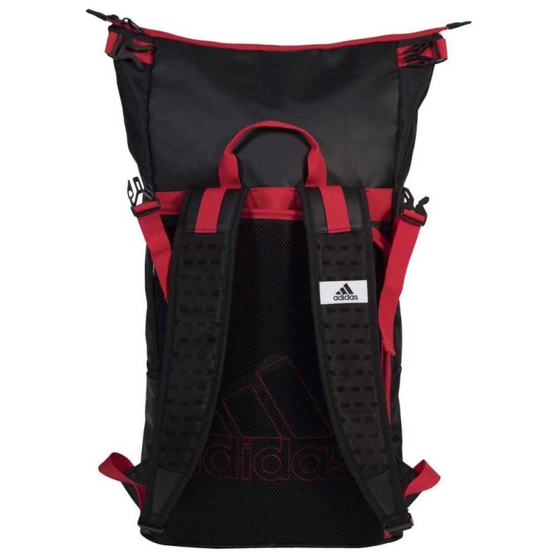 MOCHILA ADIDAS MULTIGAME NEGRO Y ROJO