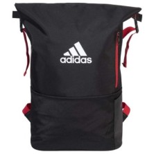 Mochila Adidas Multigame Negro Y Rojo