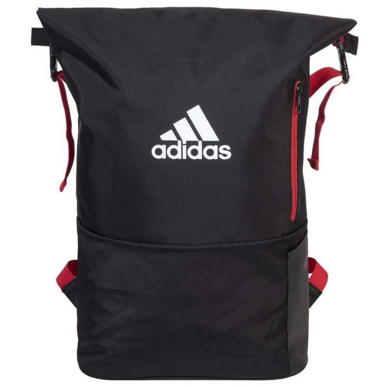 Mochila Adidas Multigame Negro Y Rojo