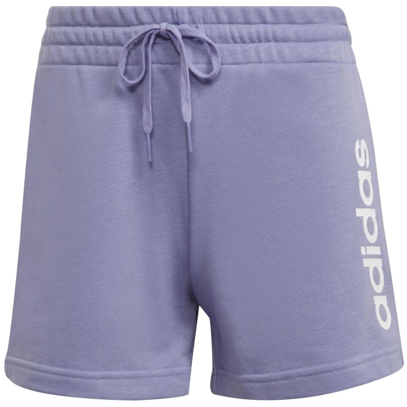 Pantalón Adidas Corto W Lin Ft Color Pursua Blanco