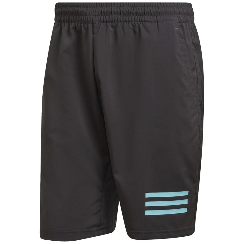 PANTALON ADIDAS CORTO CLUB 3-STRIPE COLOR GREY SIX/PULSE AQUA
