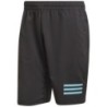 PANTALON ADIDAS CORTO CLUB 3-STRIPE COLOR GREY SIX/PULSE AQUA