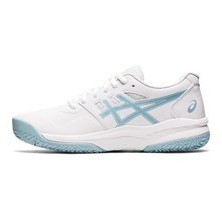 ZAPATILLAS ASICS GEL-GAME 8 CLAY/OC WHITE/SMOKE BLUE - MUJER