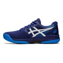 GEL-GAME 8 CLAY/OC 1041A193 - 407 DIVE BLUE/WHITE - HOMBRE