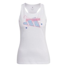 Camiseta Adidas Sin Mangas Aeroready Blanca