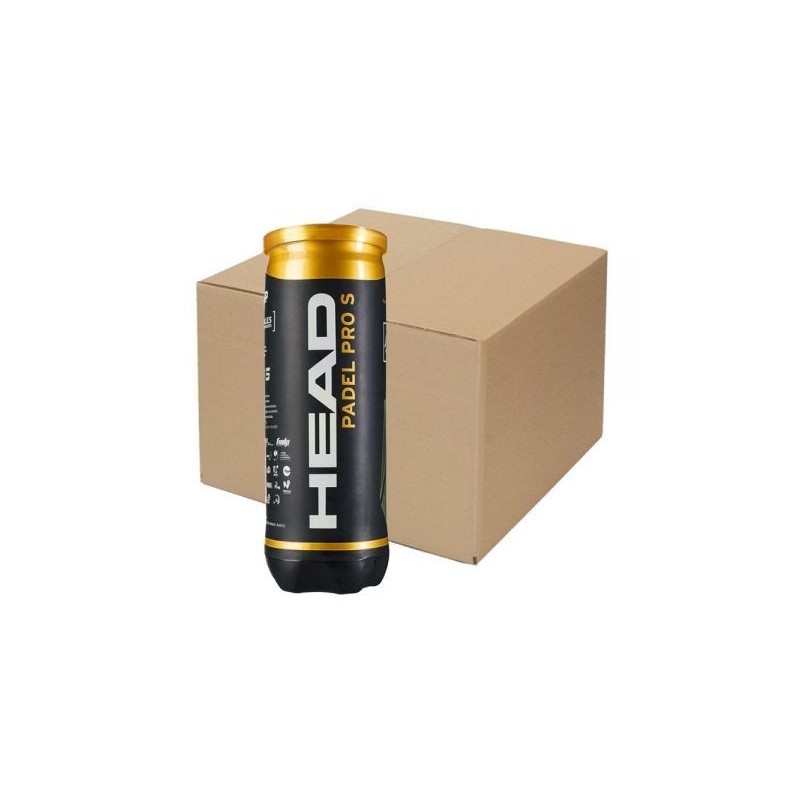 CAJÓN 24 BOTES PELOTAS HEAD PADEL PRO S