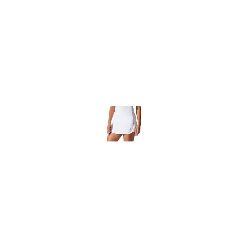 falda asics court w skort blanca