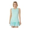 Camiseta Asics Court W Piping Tank Verde Agua