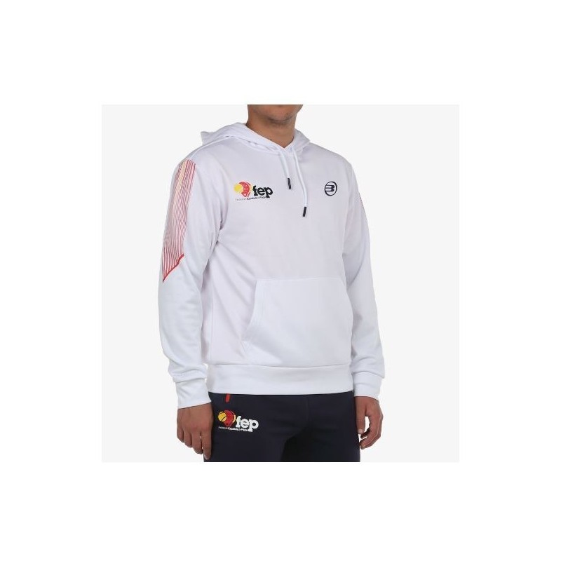 SUDADERA BULLPADEL ENRIO BLANCO