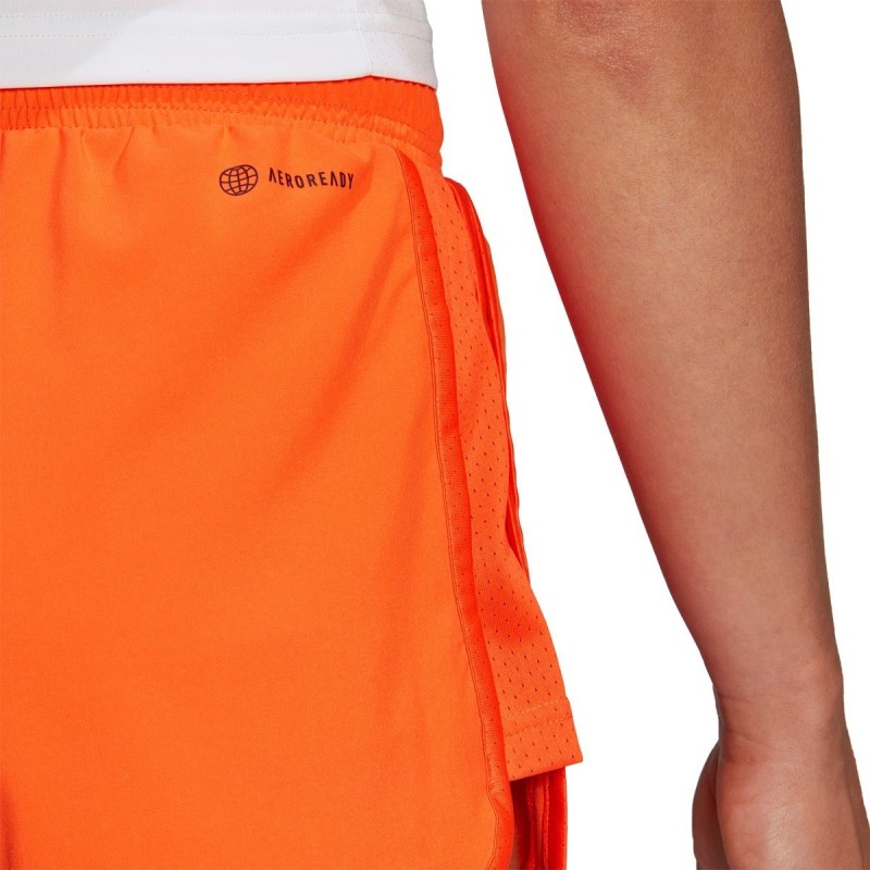 Pantalón Corto Adidas Mujer Club Orange