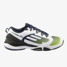 ZAPATILLA BULLPADEL HACK HYBRID FLY 22I BLANCO/AZUL MARINO