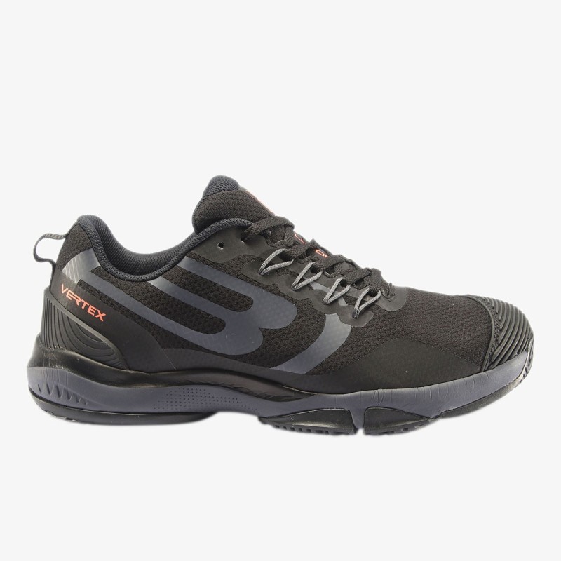 ZAPATILLA BULLPADEL VERTEX HYBRID FLY 22I NEGRO/GRIS OSCURO