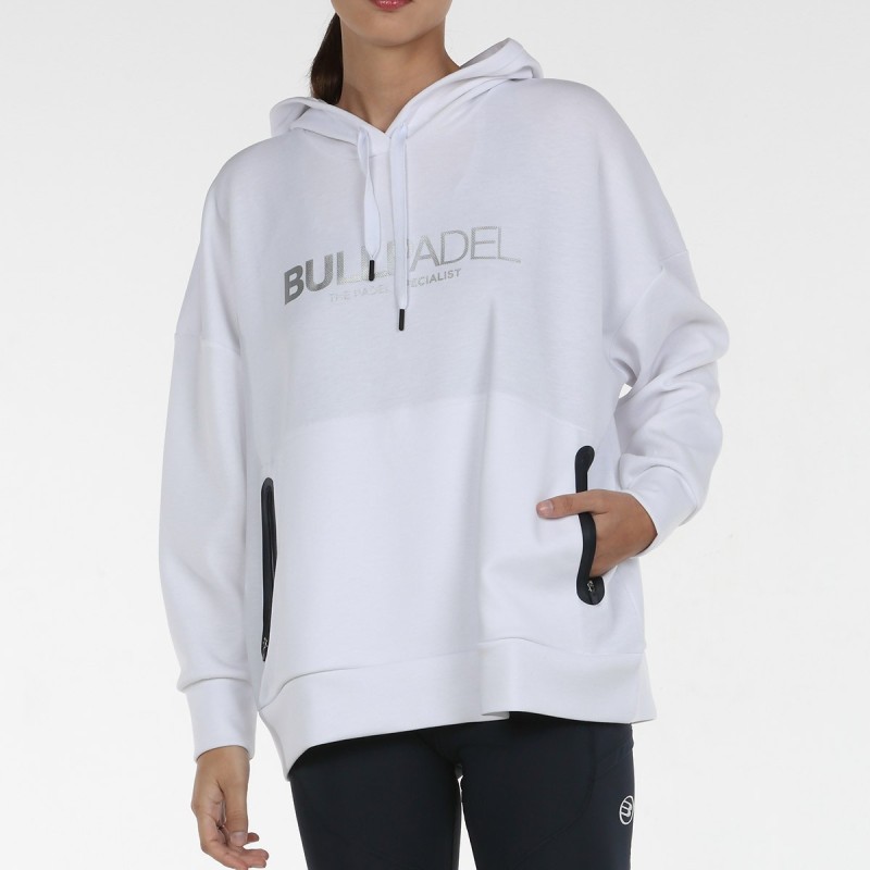 Sudadera Bullpadel Ubate Blanca