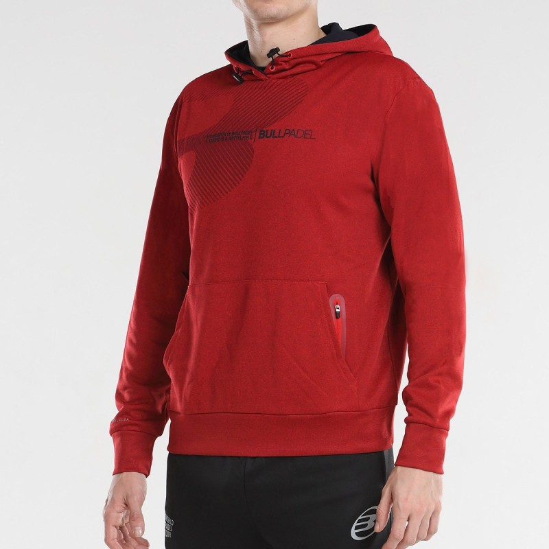 Sudadera Bullpadel Jaque Cereza