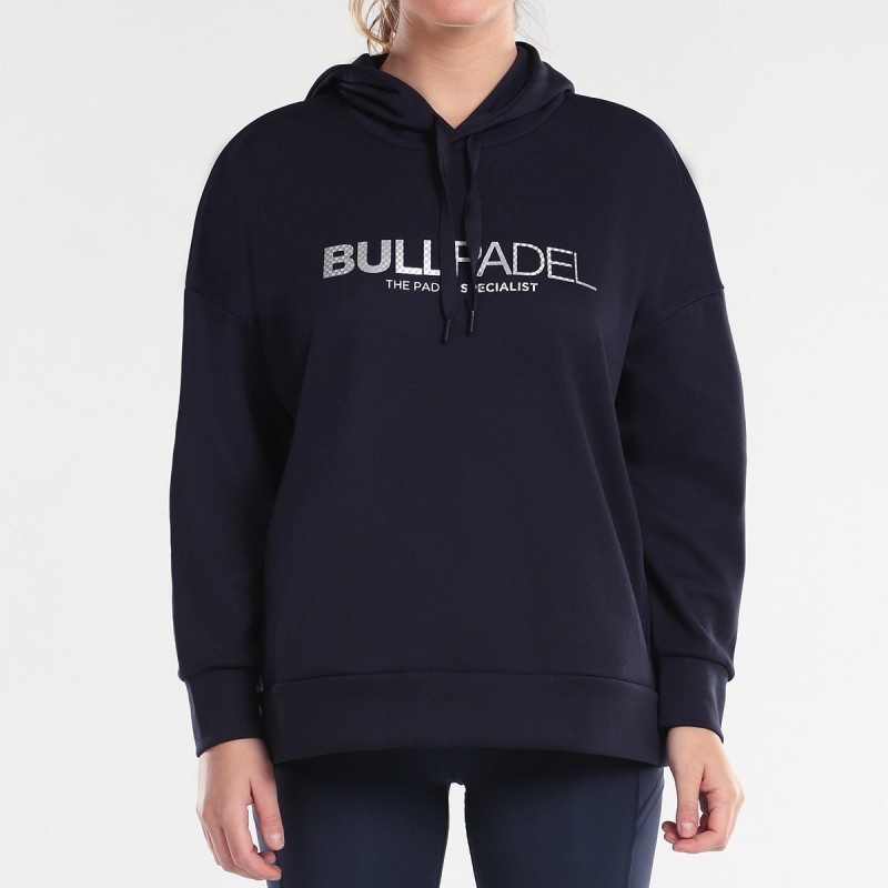SUDADERA BULLPADEL UBATE AZUL MARINO
