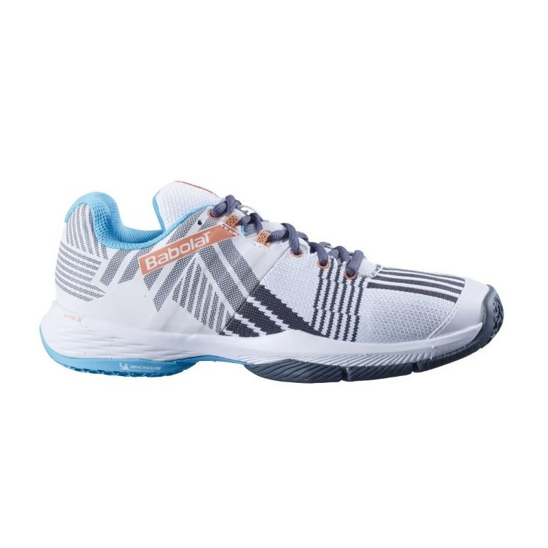 Zapatillas Padel Sensa Women 23 White/Canyon Sunset