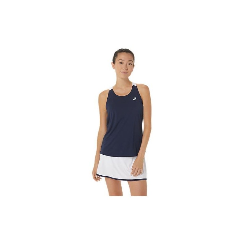Camiseta Asics Women Court Tank Azul