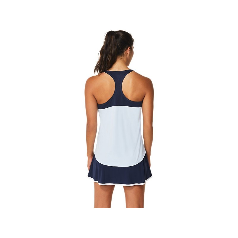 Camiseta Asics WOMEN COURT TANK celeste