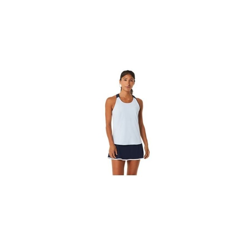 Camiseta Asics Women Court Tank Celeste
