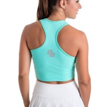 Camiseta BB Básica corta verde agua