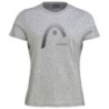 CAMISETA HEAD CLUB LARA T-SHIRT WOMEN GRIS