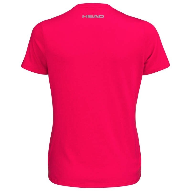 CAMISETA HEAD CLUB BASIC T-SHIRT WOMEN ROSA