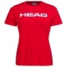 CAMISETA HEAD CLUB BASIC T-SHIRT WOMEN ROJA
