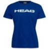 CAMISETA HEAD CLUB BASIC T-SHIRT WOMEN ROYAL